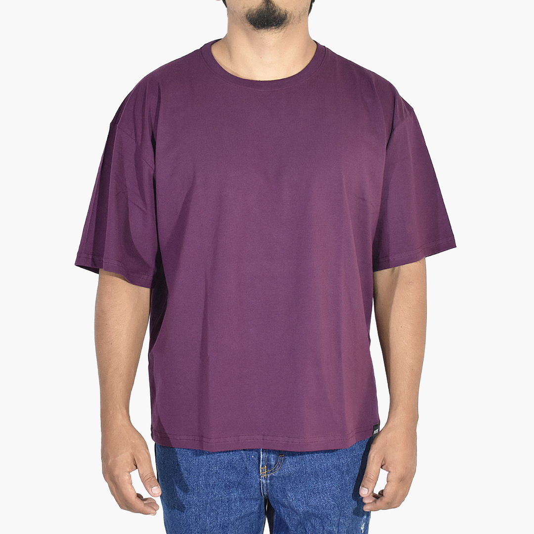 POLO OVERSIZE DE ALGODÓN YONISTERS CLOTHING MORADO - 1