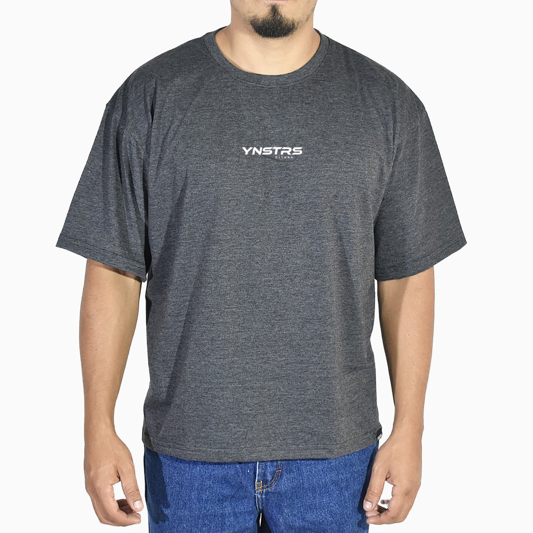 POLO OVERSIZE DE ALGODÓN CHARCOAL PORSCHE YONISTERS CLOTHING - 2