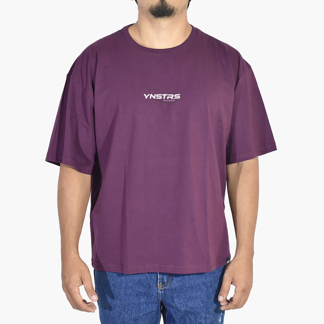 POLO OVERSIZE DE ALGODÓN MORADO DELOREAN YONISTERS CLOTHING - 2