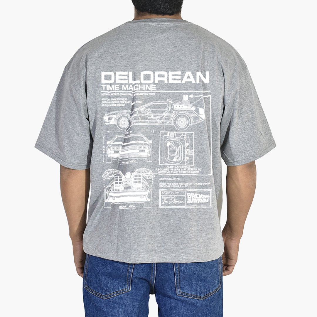POLO OVERSIZE DE ALGODÓN MELANGE DELOREAN PURE YONISTERS CLOTHING - 1