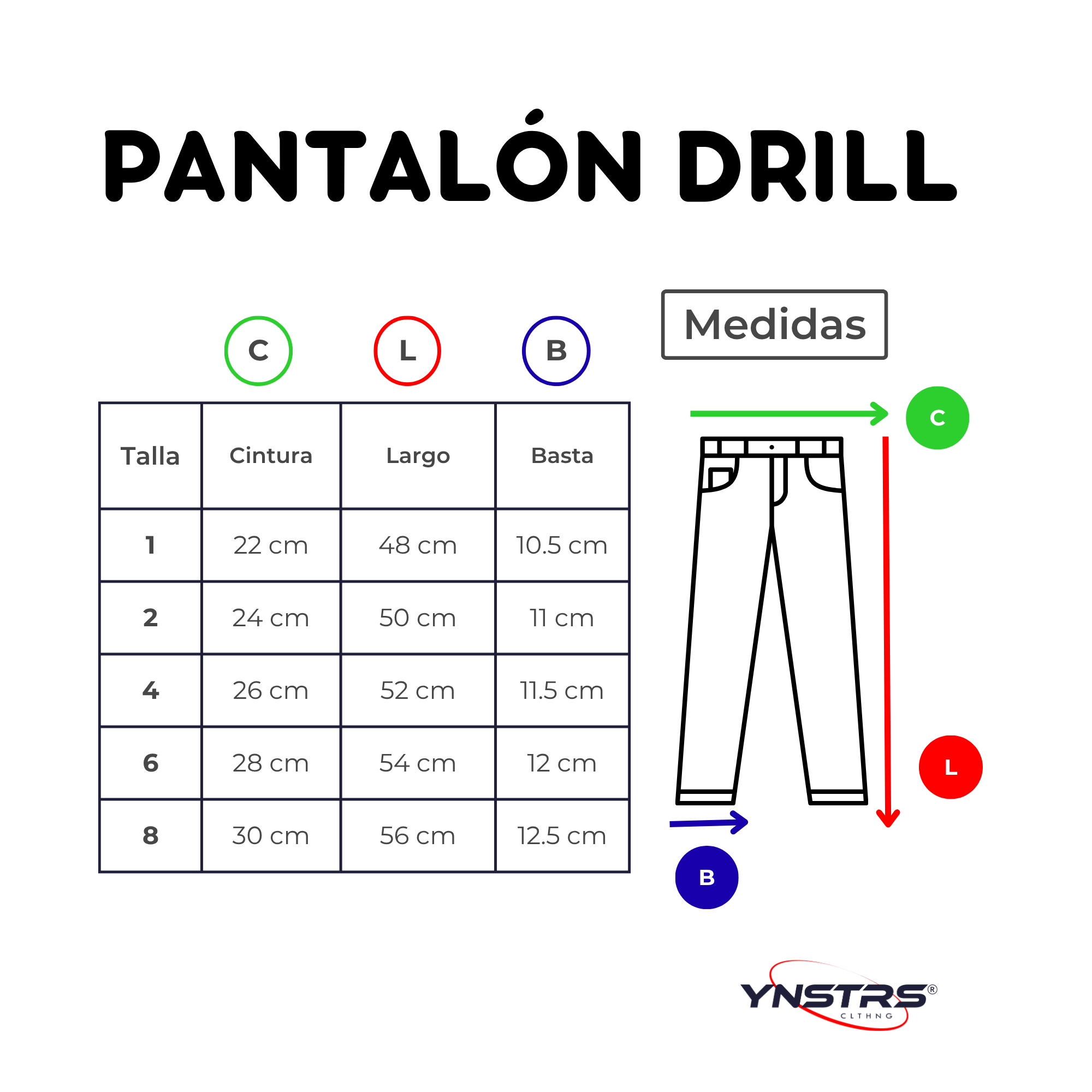 PANTALÓN NIÑO CASUAL ALGODÓN DRILL TAFETA MARRÓN YONISTERS CLOTHING - 7
