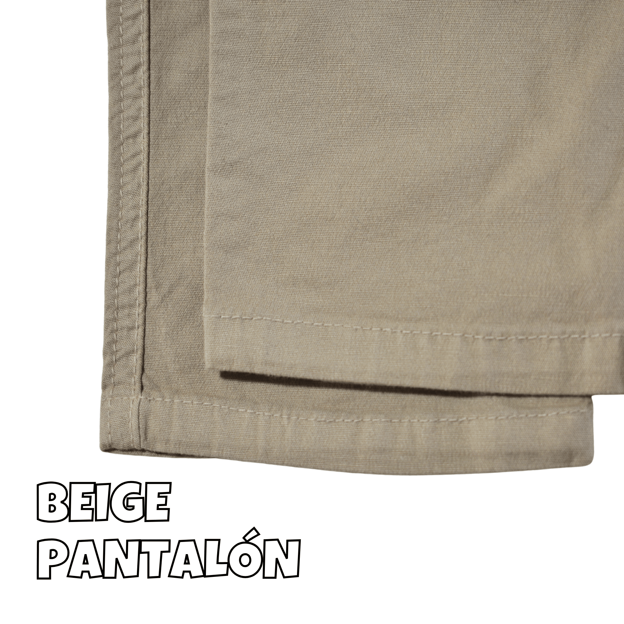 PANTALÓN NIÑO CASUAL ALGODÓN DRILL TAFETA BEIGE YONISTERS CLOTHING - 4