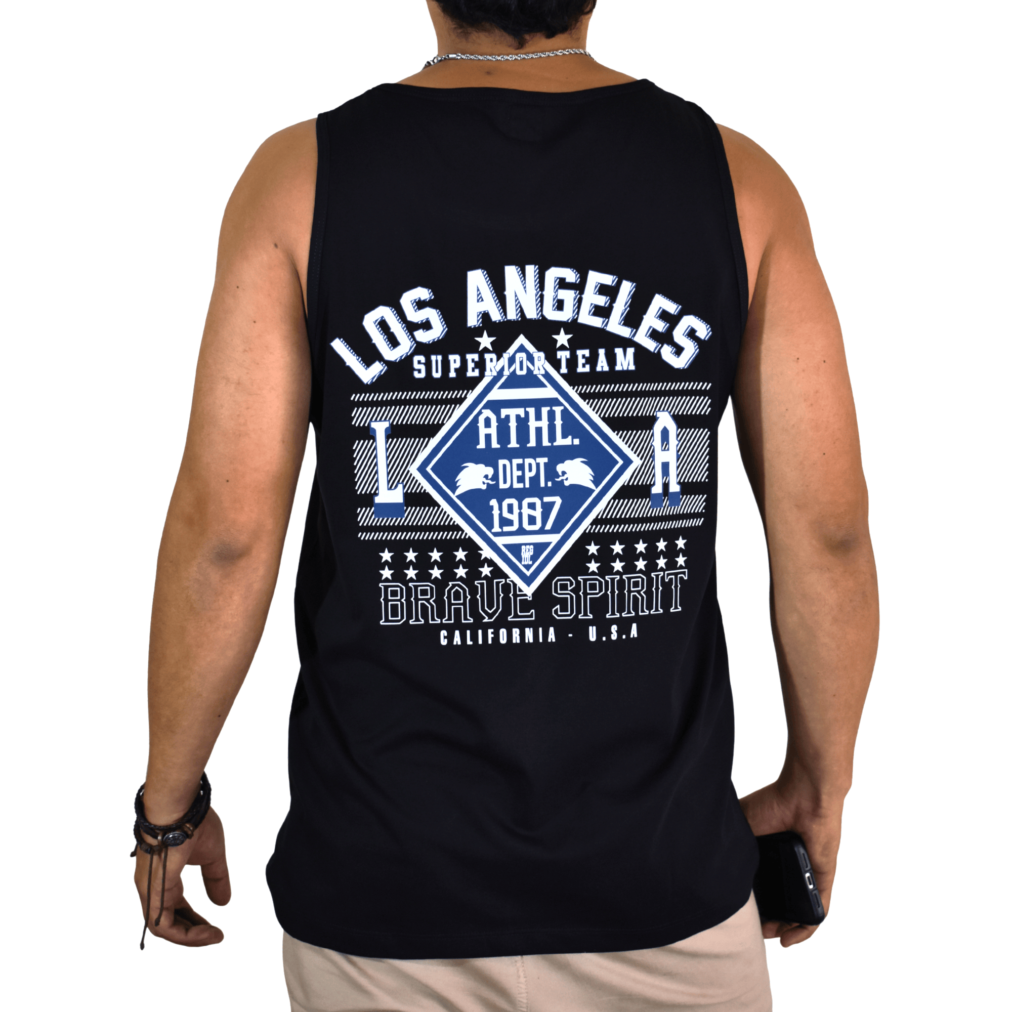 BIVIDI ALGODÓN CASUAL BÁSICO NEGRO LOS ANGELES YONISTERS CLOTHING - 3