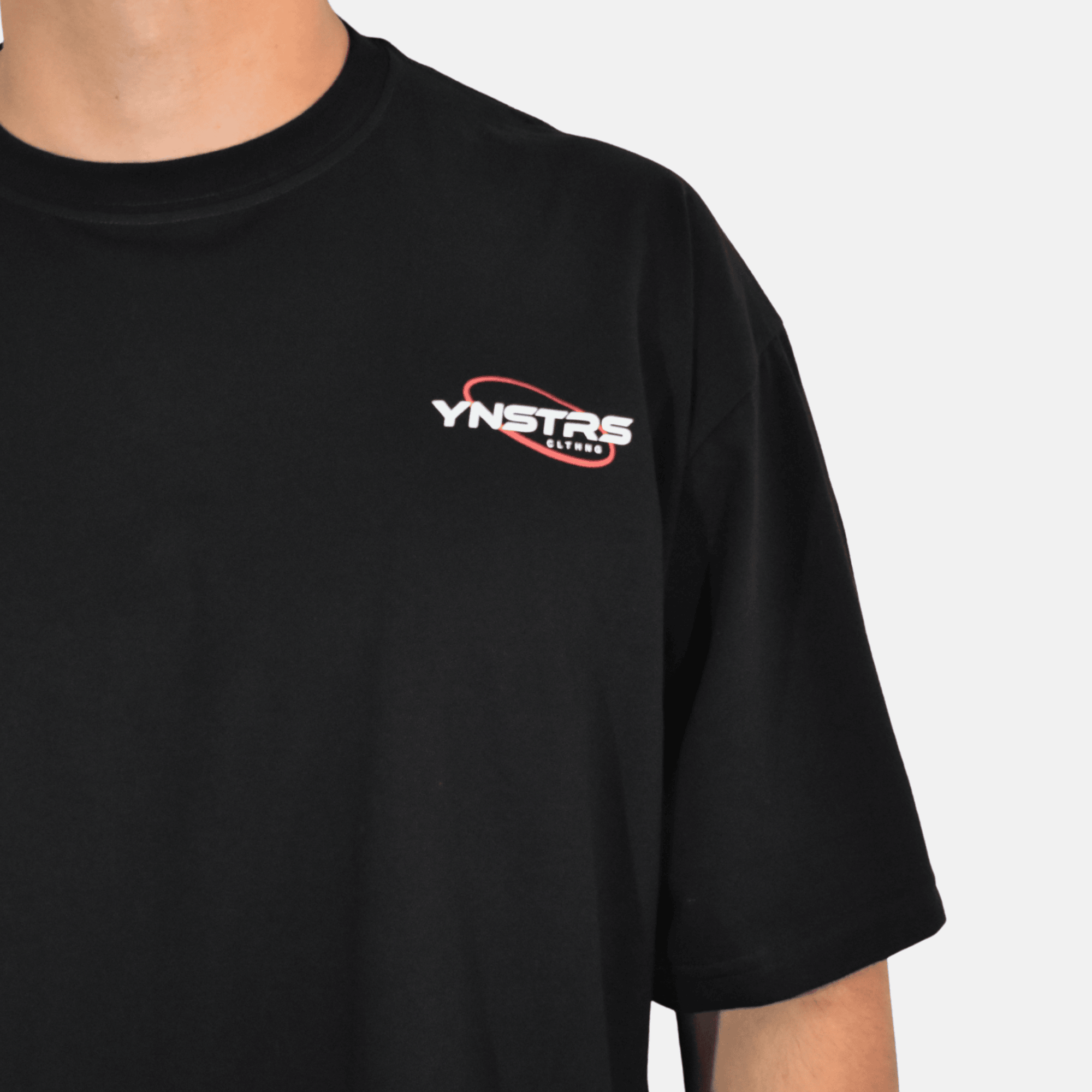 POLO OVERSIZE ALGODÓN FAKE SMILE NEGRO YONISTERS CLOTHING - 8
