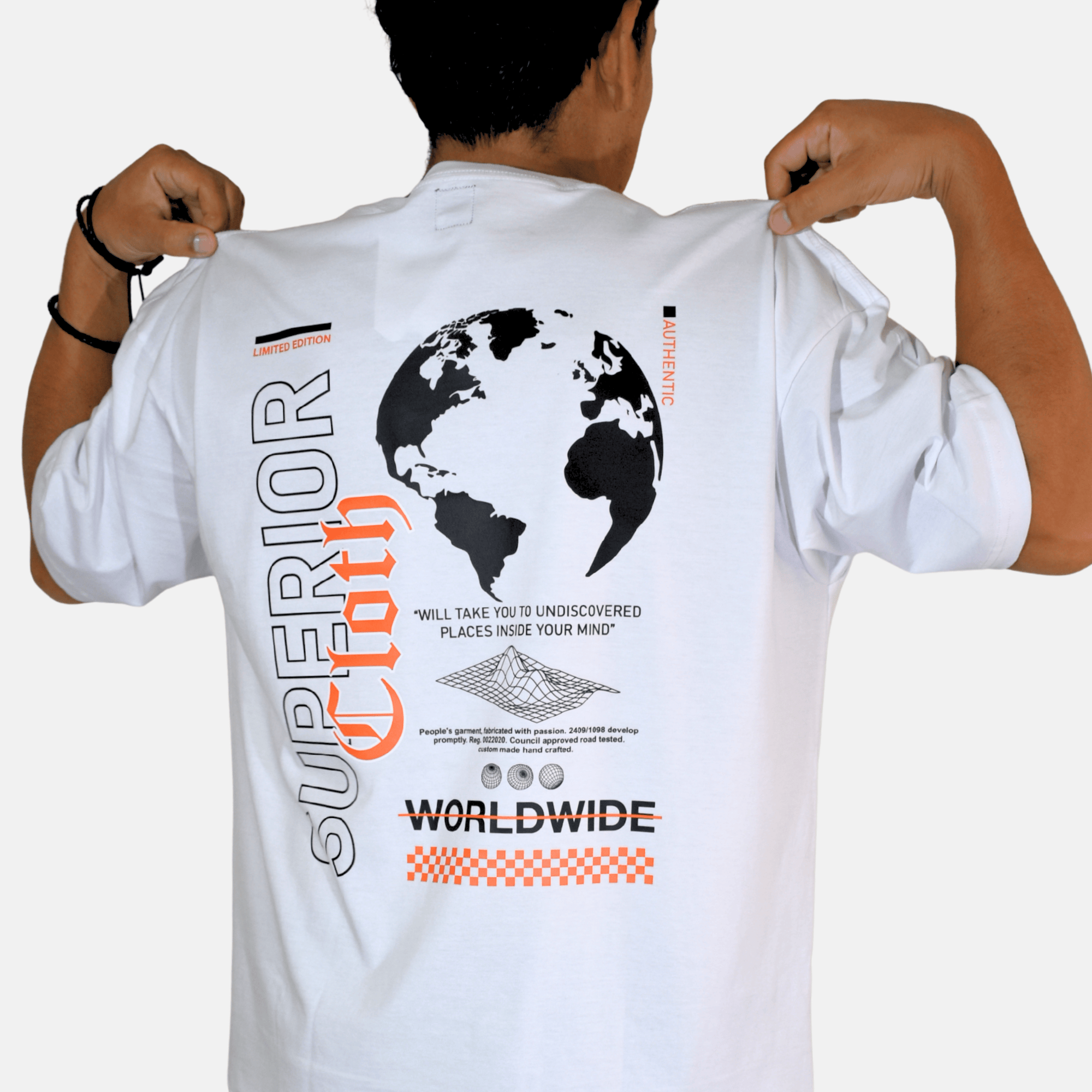 POLO OCERSIZE ALGODÓN SUPERIOR WORLD BLANCO YONISTERS CLOTHING - 1