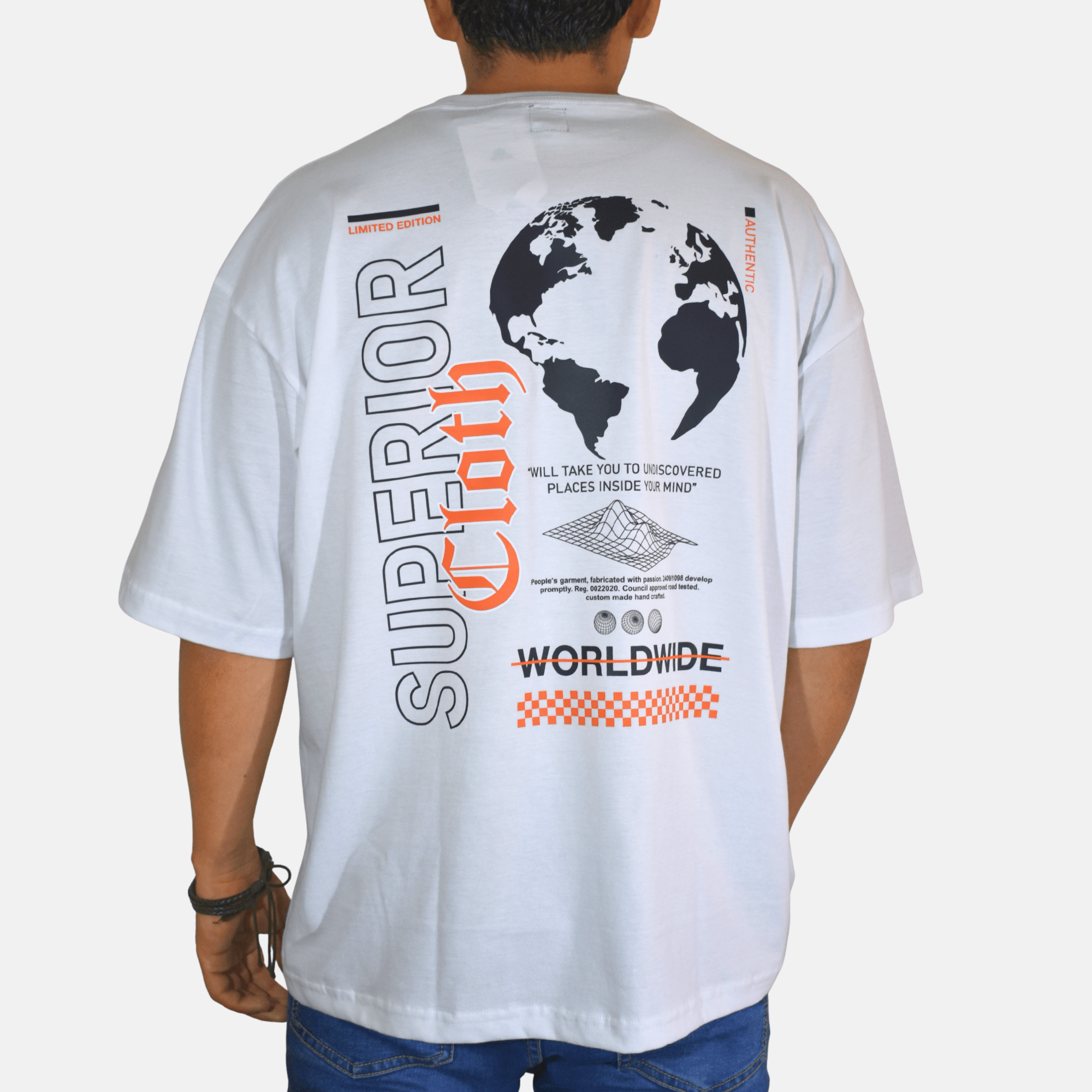 POLO OCERSIZE ALGODÓN SUPERIOR WORLD BLANCO YONISTERS CLOTHING - 6