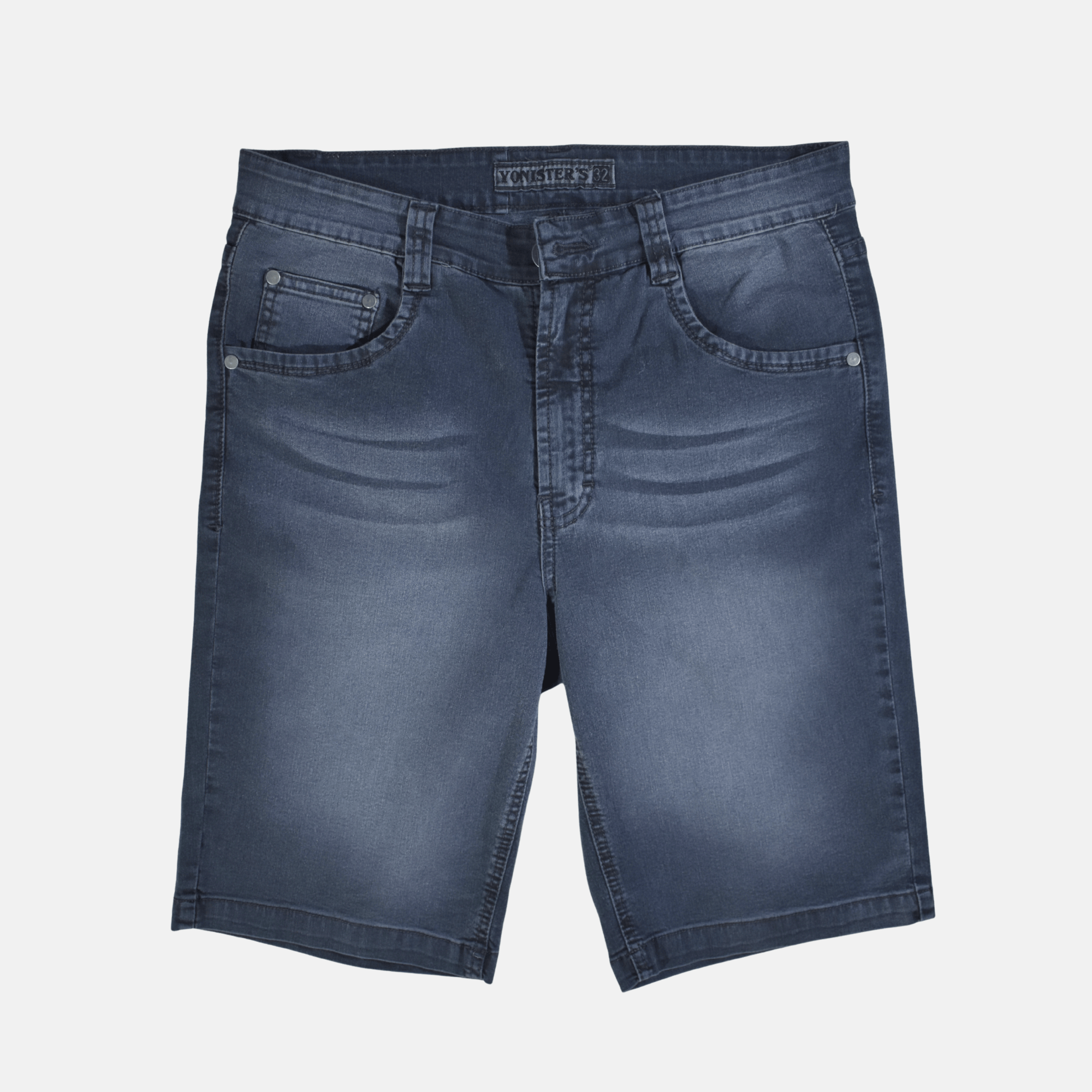 SHORT JEAN HOMBRE ULTRA STRECH GRIS SEMIPITILLO YONISTERS CLOTHING - 7