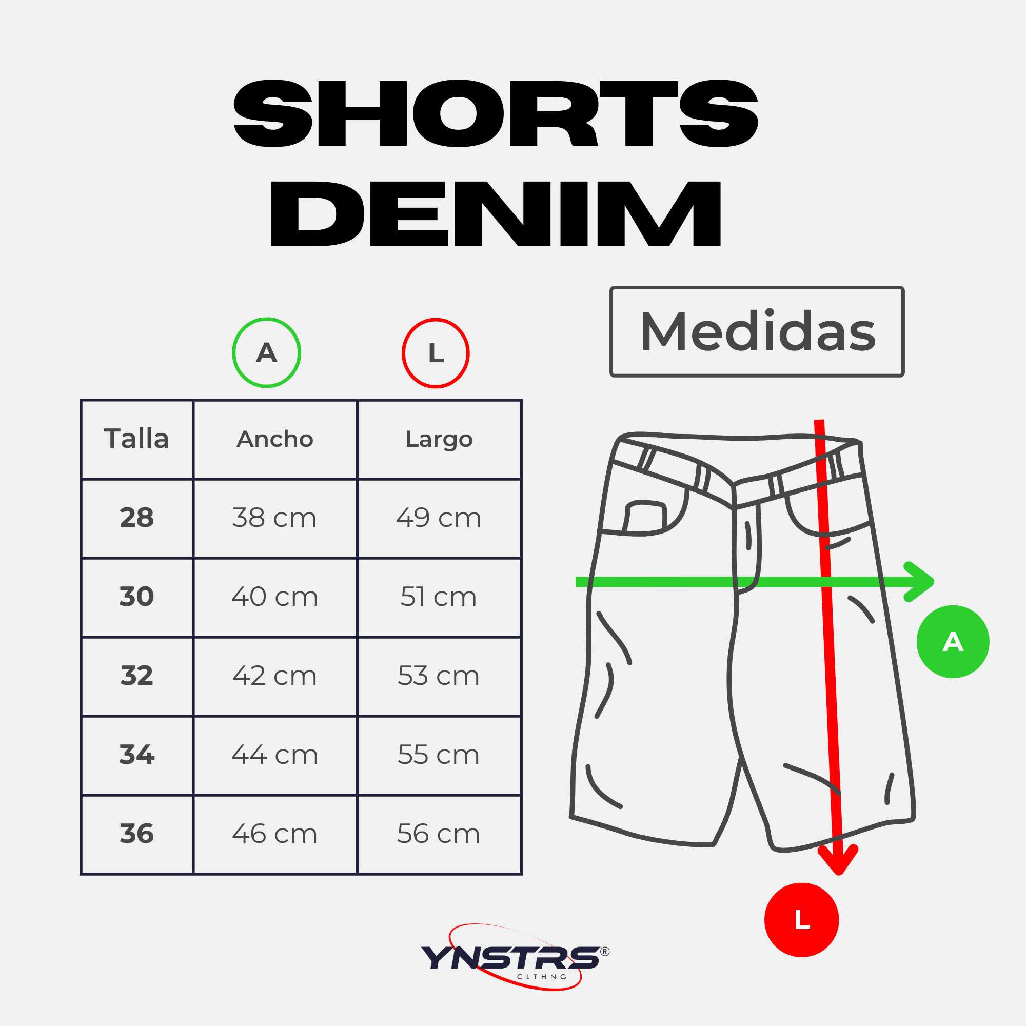 SHORT JEAN HOMBRE ULTRA STRECH GRIS SEMIPITILLO YONISTERS CLOTHING - 8