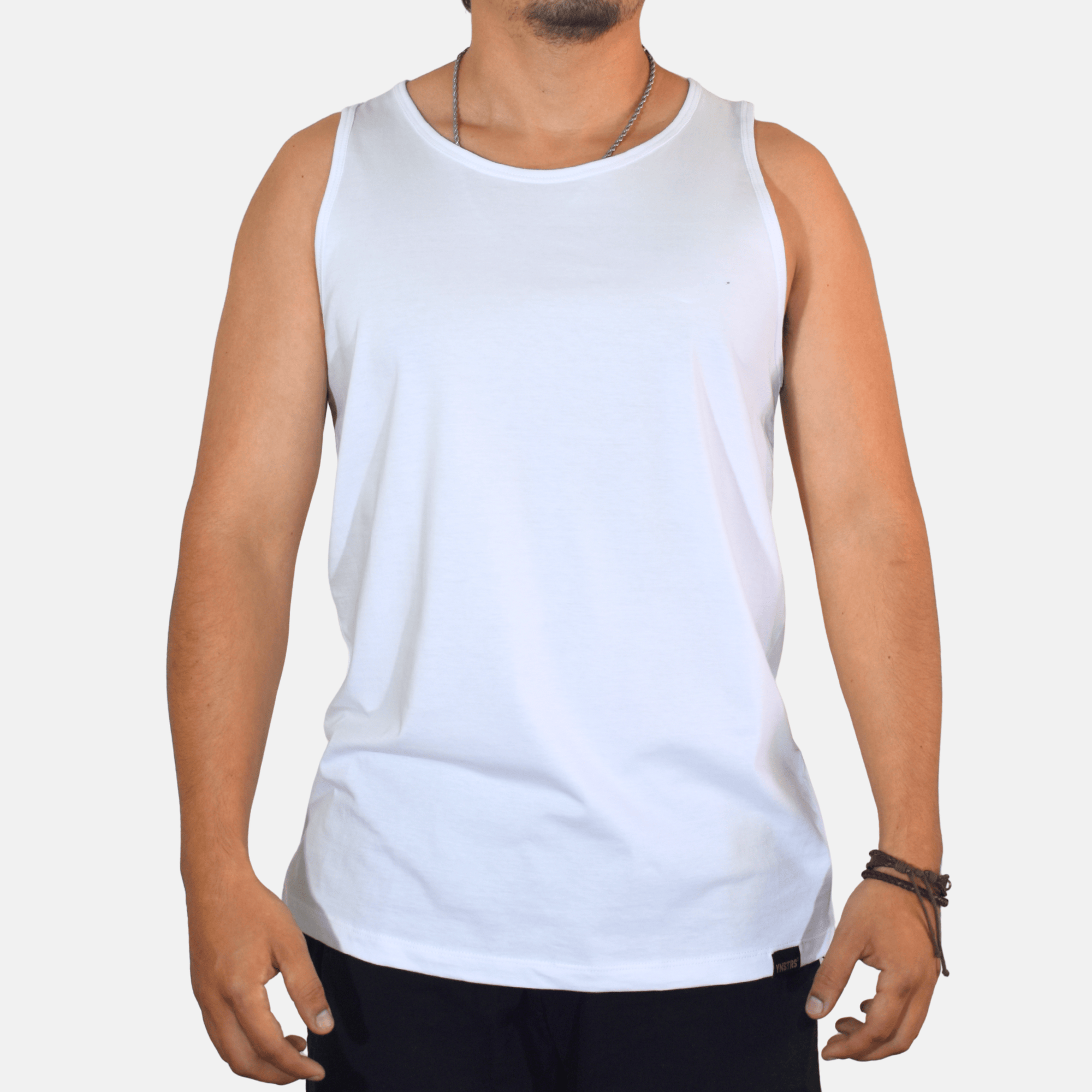 BIVIDI CLÁSICO CASUAL 100% ALGODÓN BLANCO HOMBRE YONISTERS CLOTHING - 1