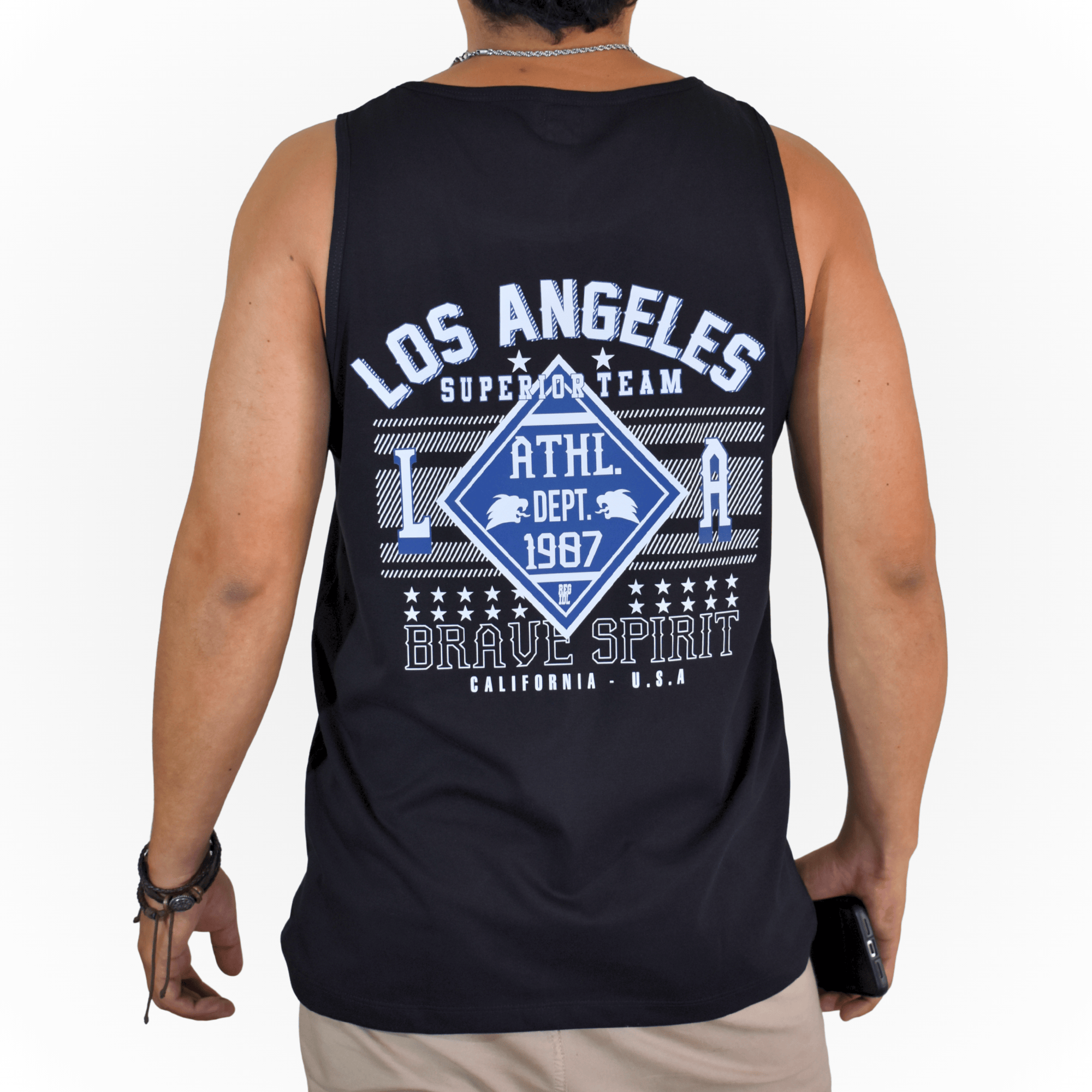 BIVIDI ALGODÓN CASUAL BÁSICO NEGRO LOS ANGELES YONISTERS CLOTHING - 1