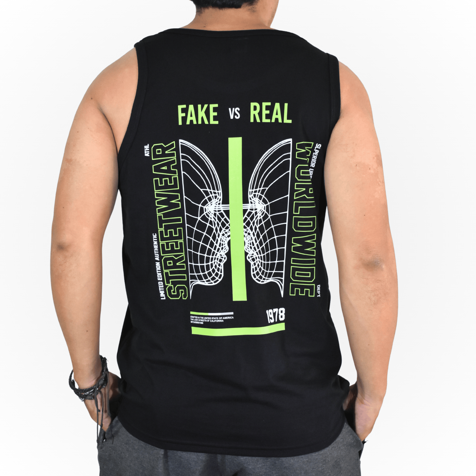 BIVIDI CASUAL HOMBRE 100% ALGODÓN NEGRO FAKEYREAL YONISTERS CLOTHING - 1