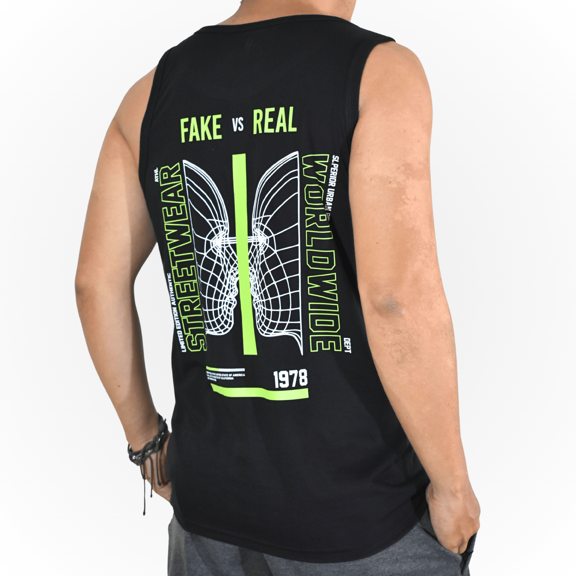 BIVIDI CASUAL HOMBRE 100% ALGODÓN NEGRO FAKEYREAL YONISTERS CLOTHING - 4