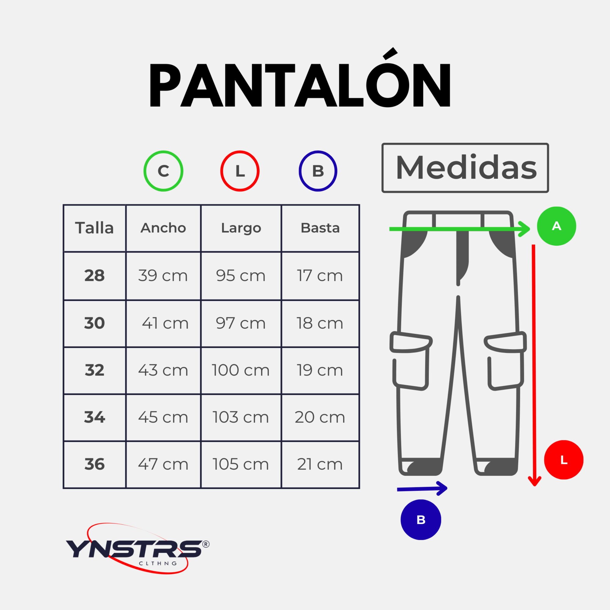 PANTALÓN DRILL CARGO HOMBRE CASUAL PAPEL BLANCO ALGODÓN YONISTERS CLOTHING - 5