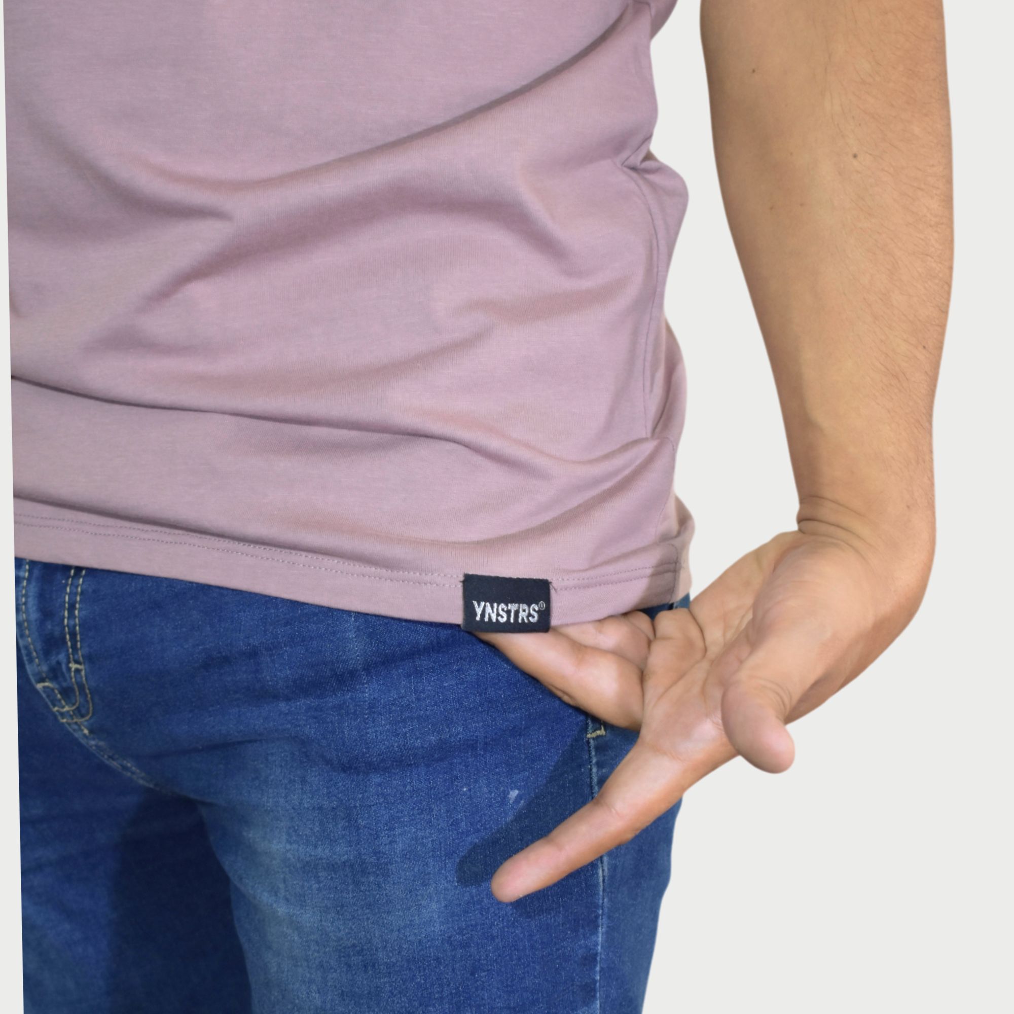 POLO HOMBRE CASUAL ALGODÓN PERUANO REGULAR FIT PALO ROSA YONISTERS CLOTHING - 5