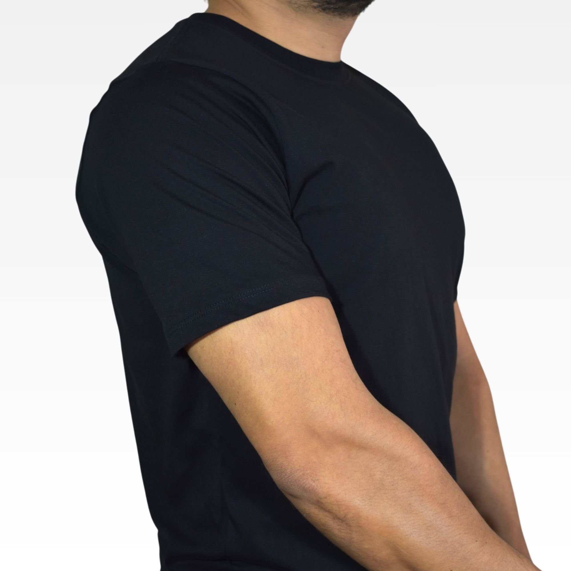 POLO HOMBRE CASUAL ALGODÓN PERUANO REGULAR FIT NEGRO YONISTERS CLOTHING - 3