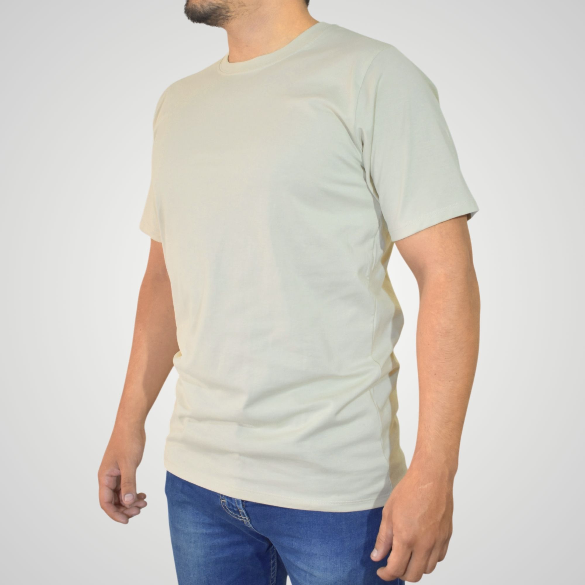 POLO HOMBRE CASUAL ALGODÓN PERUANO REGULAR FIT BEIGE YONISTERS CLOTHING - 3