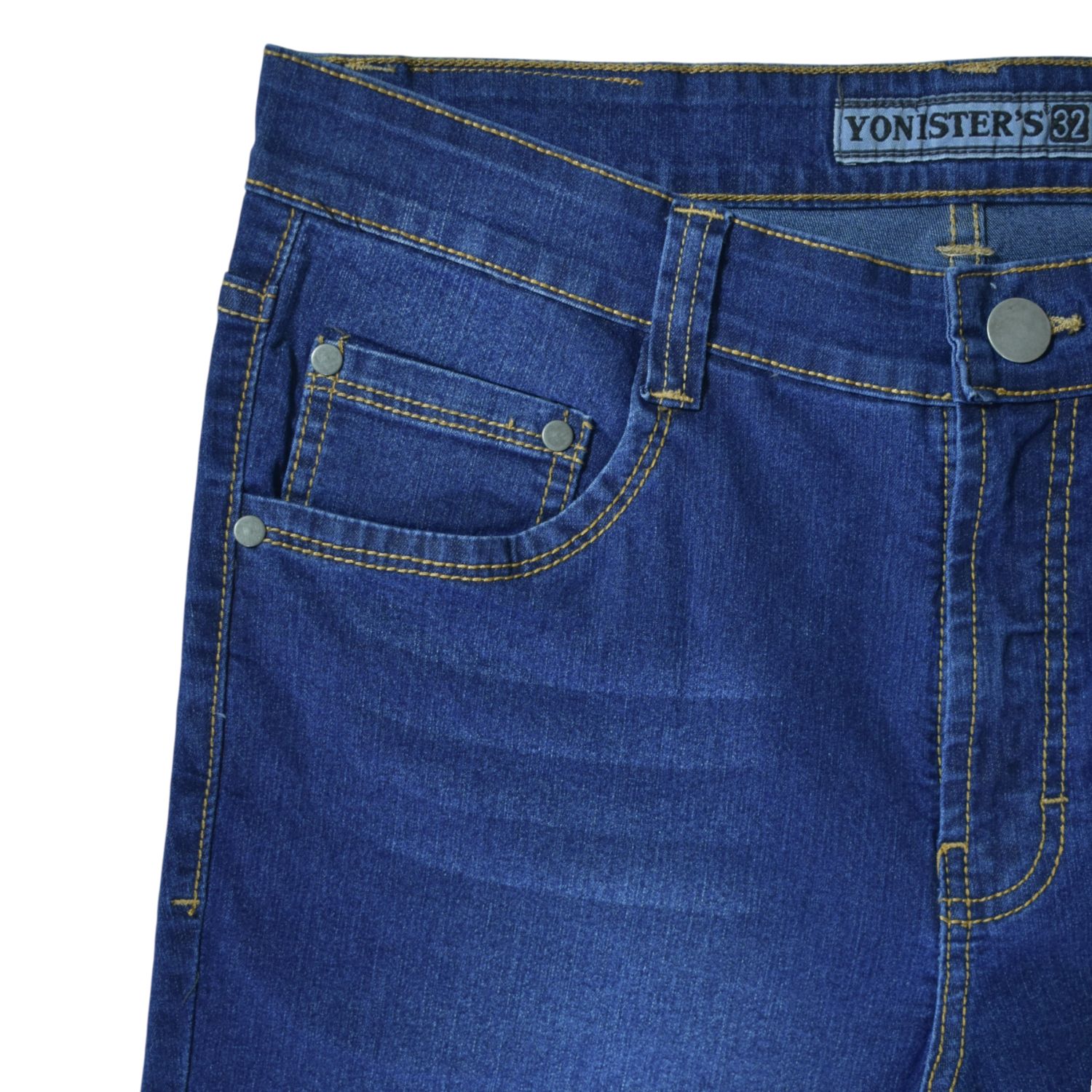 SHORT JEAN HOMBRE CASUAL DENIM AZUL YONISTERS FIT STRETCH - 4