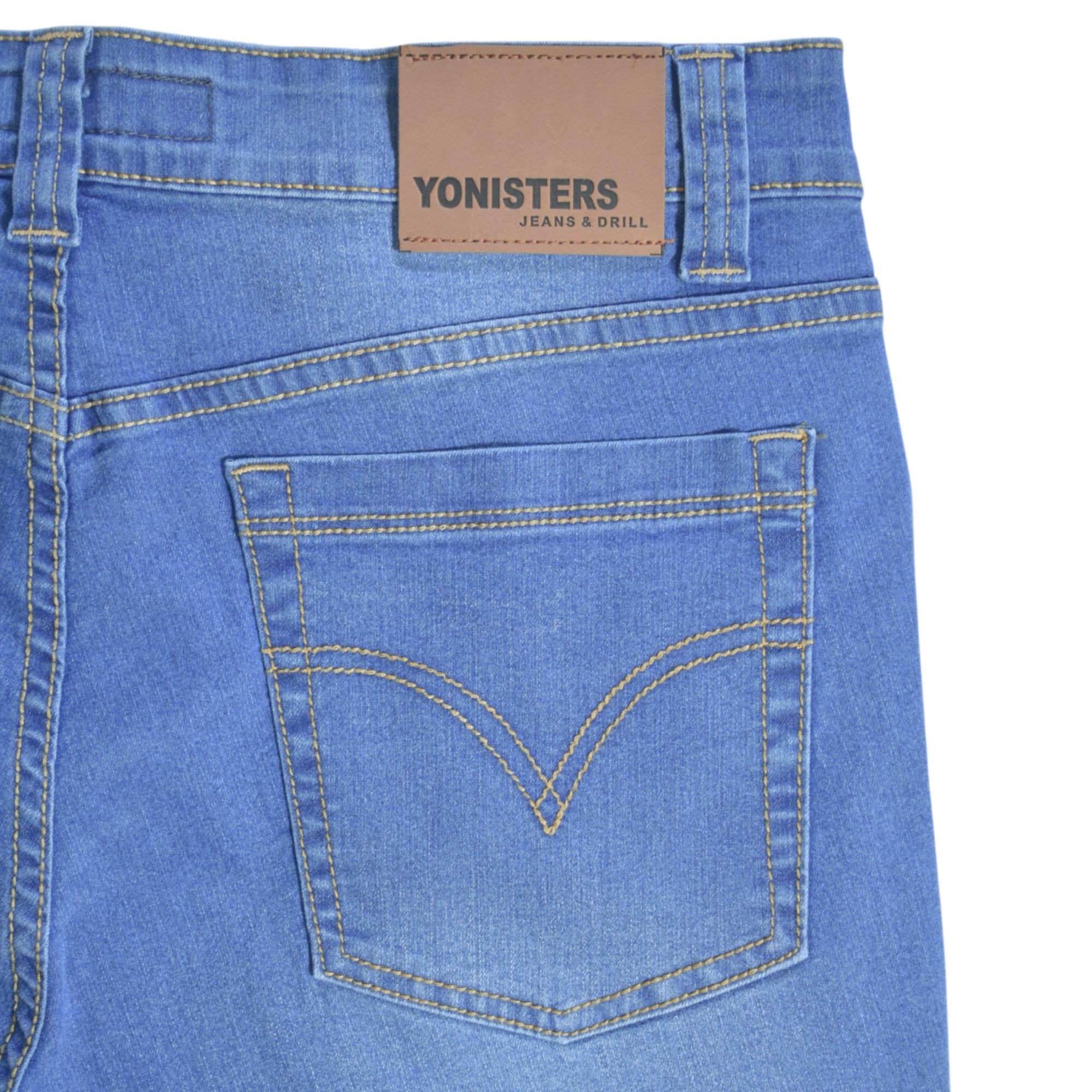 SHORT JEAN HOMBRE CASUAL DENIM CELESTE YONISTERS FIT STRETCH - 5