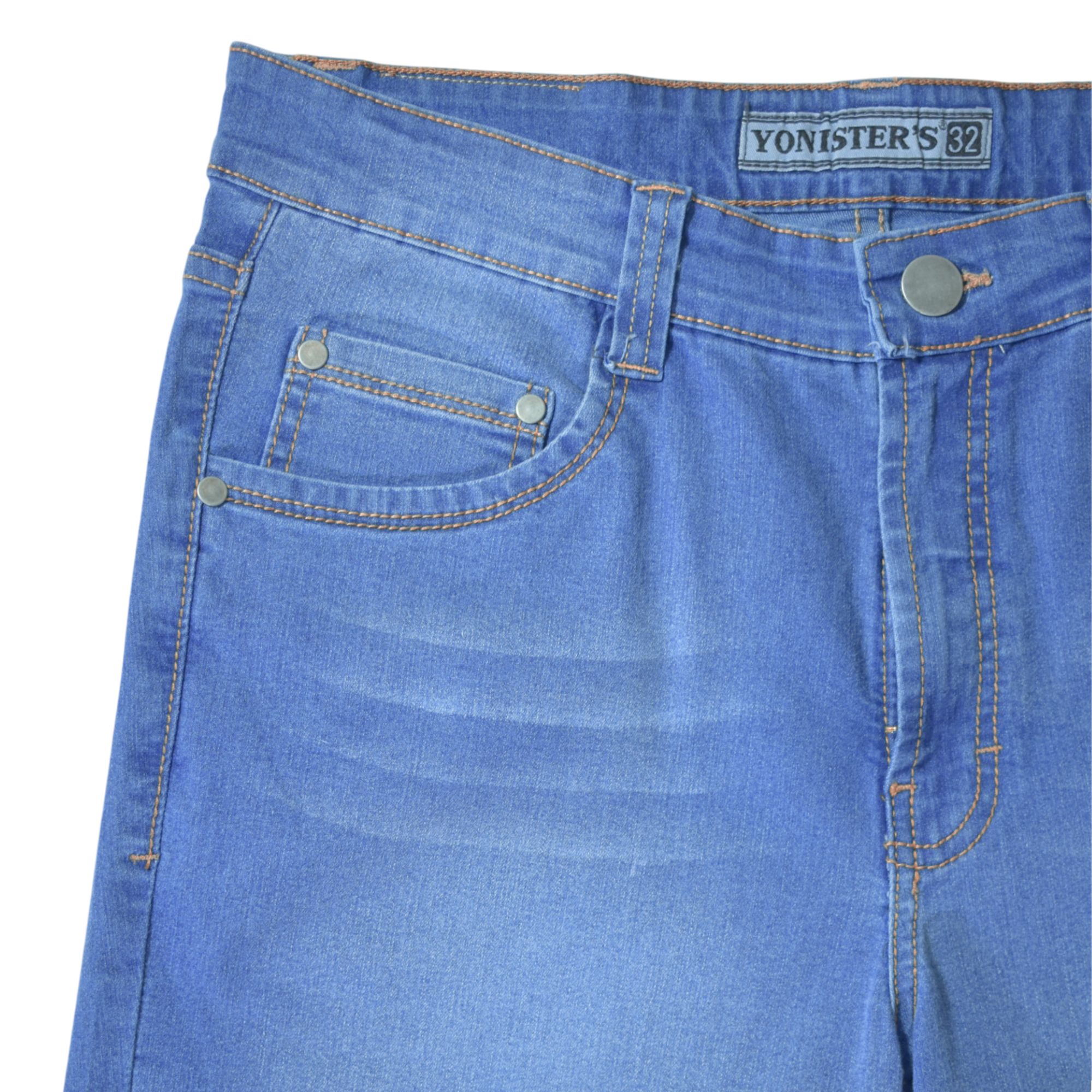 SHORT JEAN HOMBRE CASUAL DENIM CELESTE YONISTERS FIT STRETCH - 6