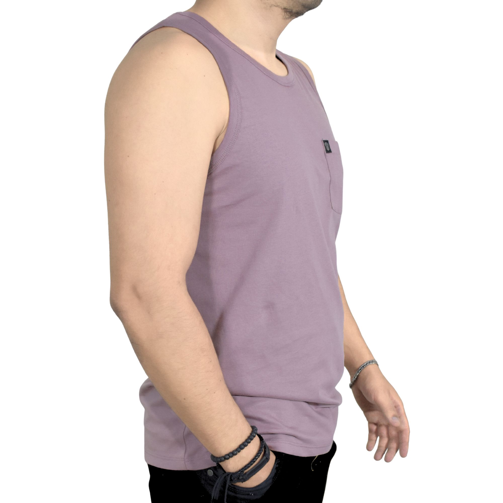 BIVIDI CON BOLSILLO HOMBRE CASUAL 100% ALGODÓN PERUANO PALO ROSA - 3