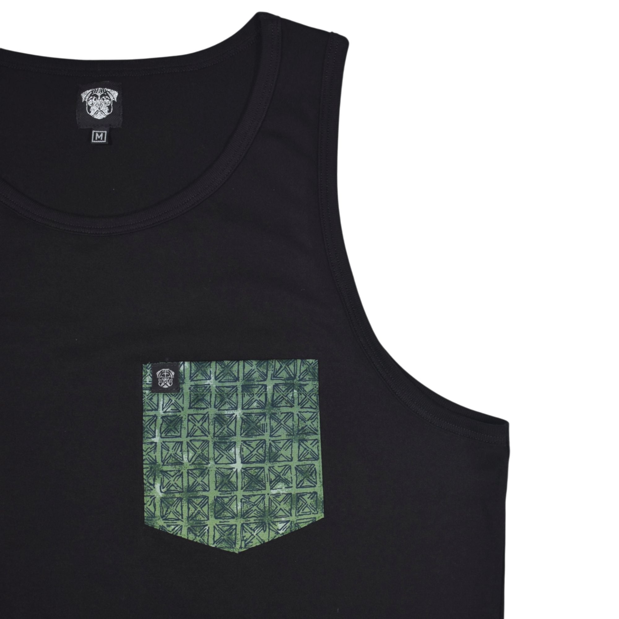 BIVIDÍ HOMBRE CASUAL CON BOLSILLO VERDE YONISTERS ALGODÓN NEGRO - 5