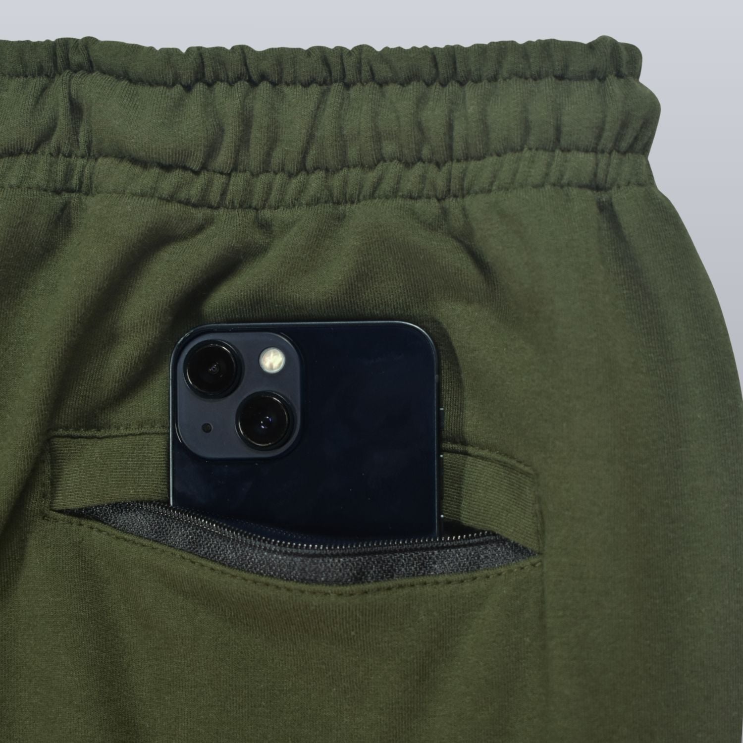 PANTALÓN BUZO DE ALGODÓN HOMBRE CASUAL YONISTERS SLIM FIT VERDE - 4