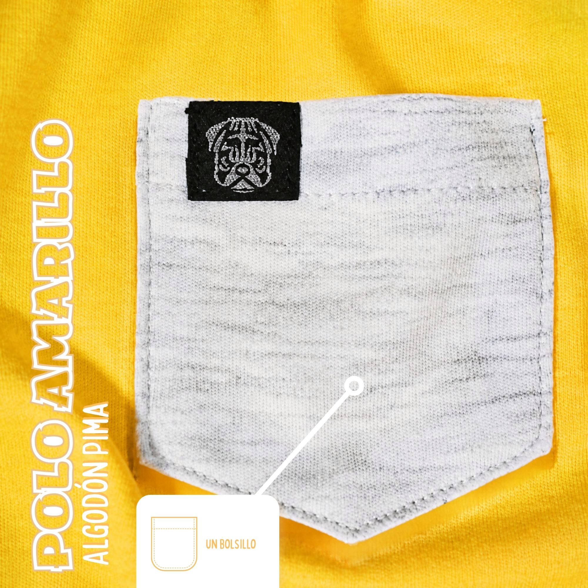 POLO NIÑO CASUAL DE ALGODÓN PIMA PERUANO YONISTERS AMARILLO - 4
