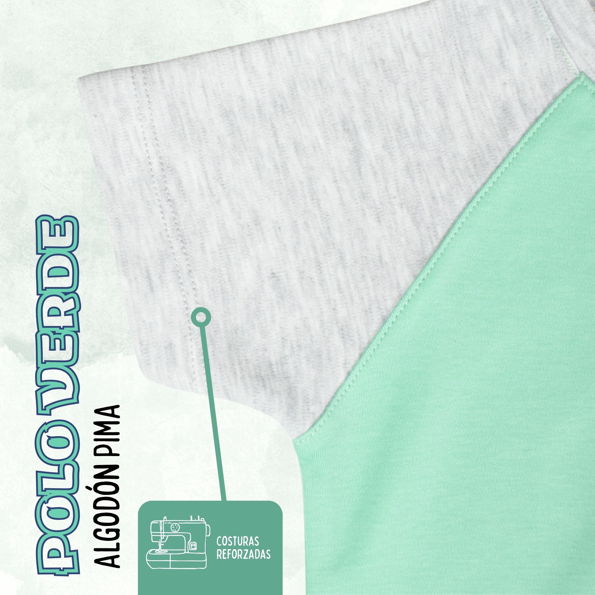 POLO NIÑO CASUAL DE ALGODÓN PIMA PERUANO YONISTERS VERDE - 2