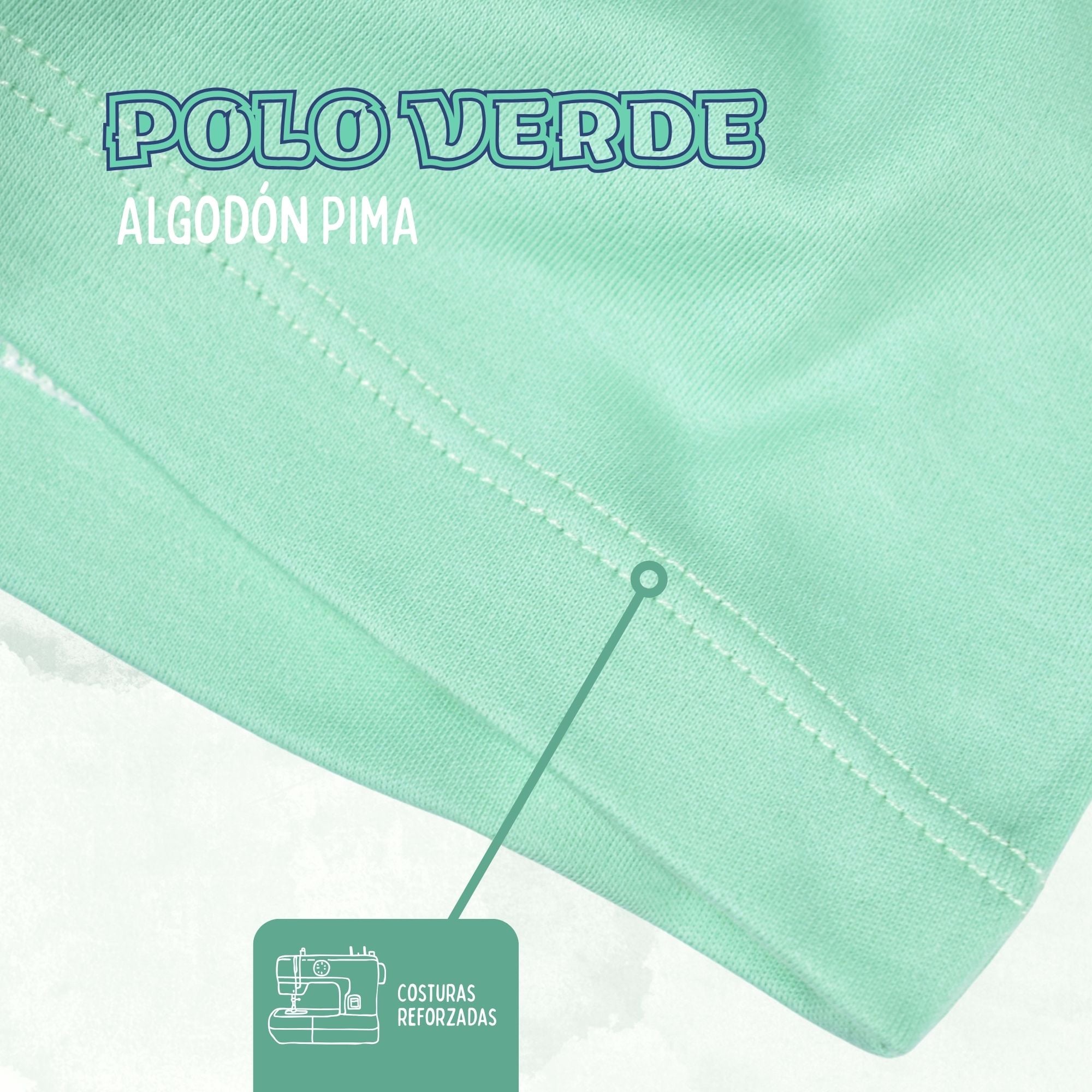 POLO NIÑO CASUAL DE ALGODÓN PIMA PERUANO YONISTERS VERDE - 3