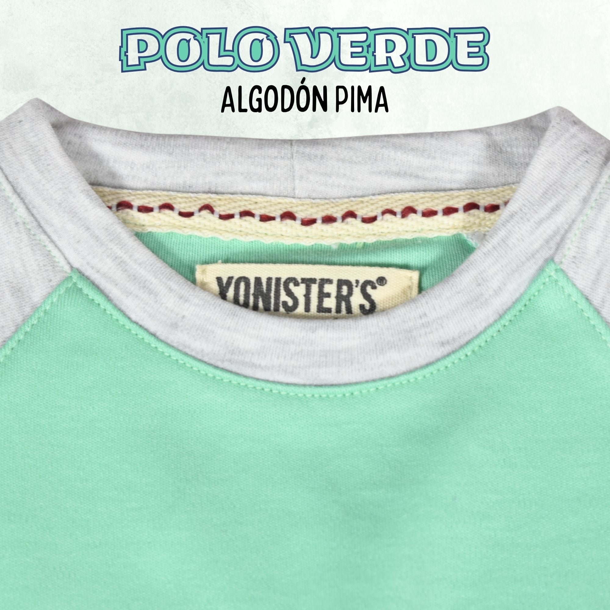 POLO NIÑO CASUAL DE ALGODÓN PIMA PERUANO YONISTERS VERDE - 5