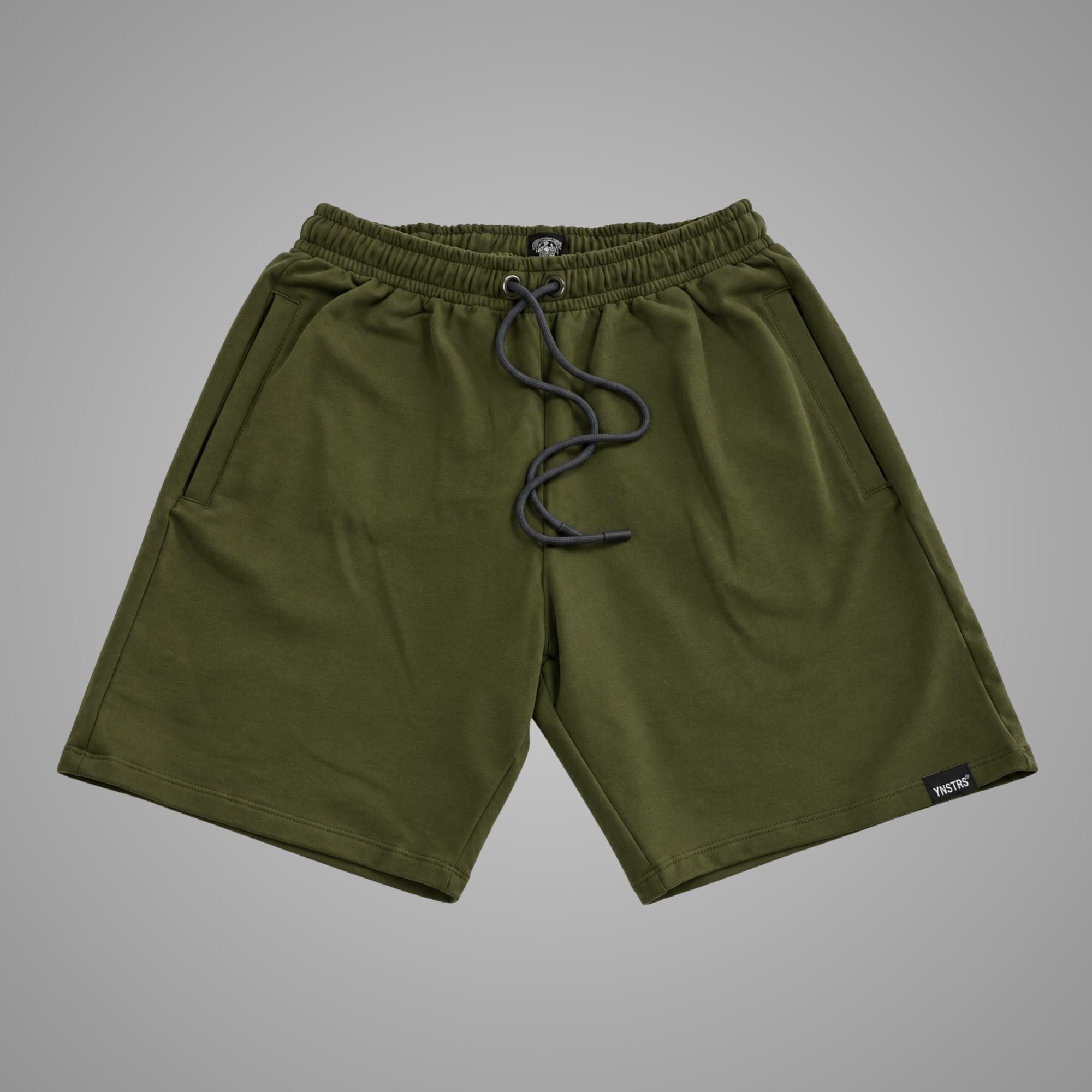 SHORT HOMBRE CASUAL DE ALGODÓN FRENCH TERRY CON CIERRE YONISTERS VERDE OSCURO - 8