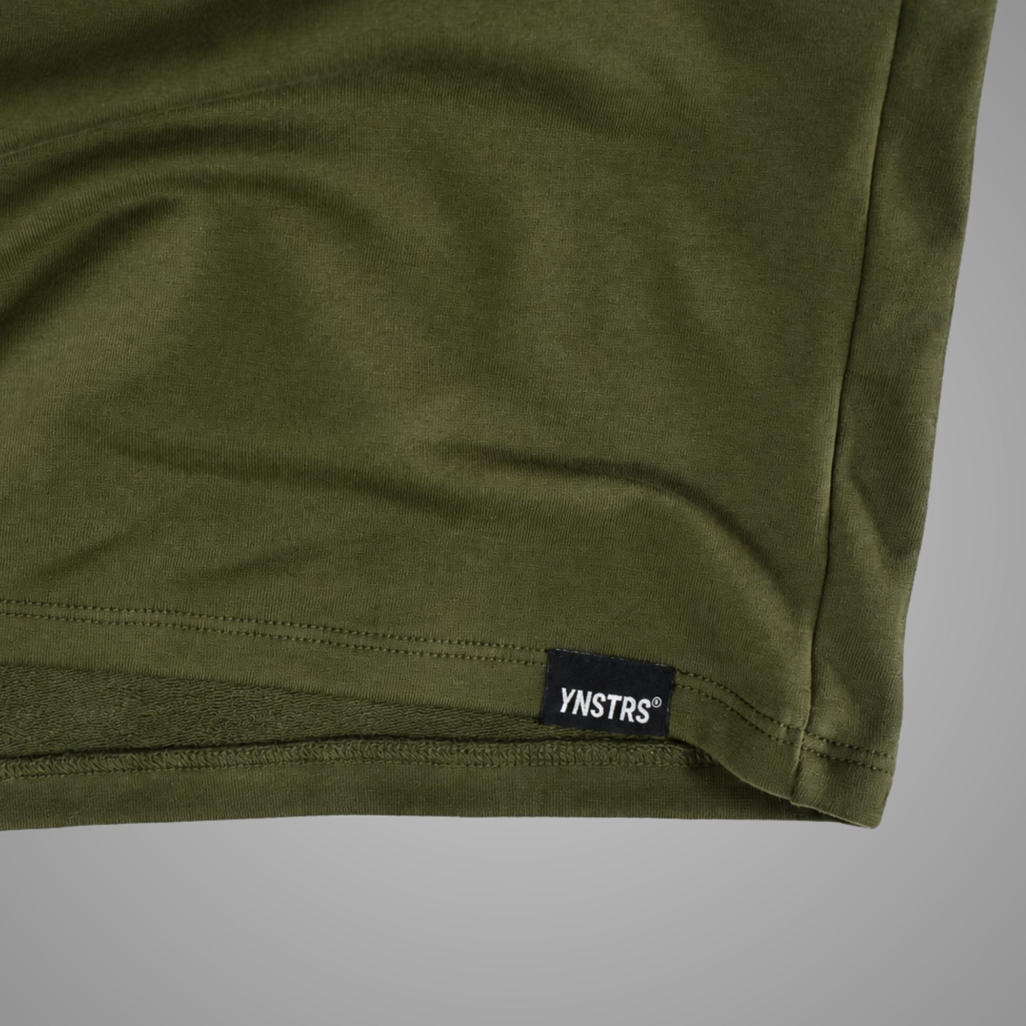 SHORT HOMBRE CASUAL DE ALGODÓN FRENCH TERRY CON CIERRE YONISTERS VERDE OSCURO - 9