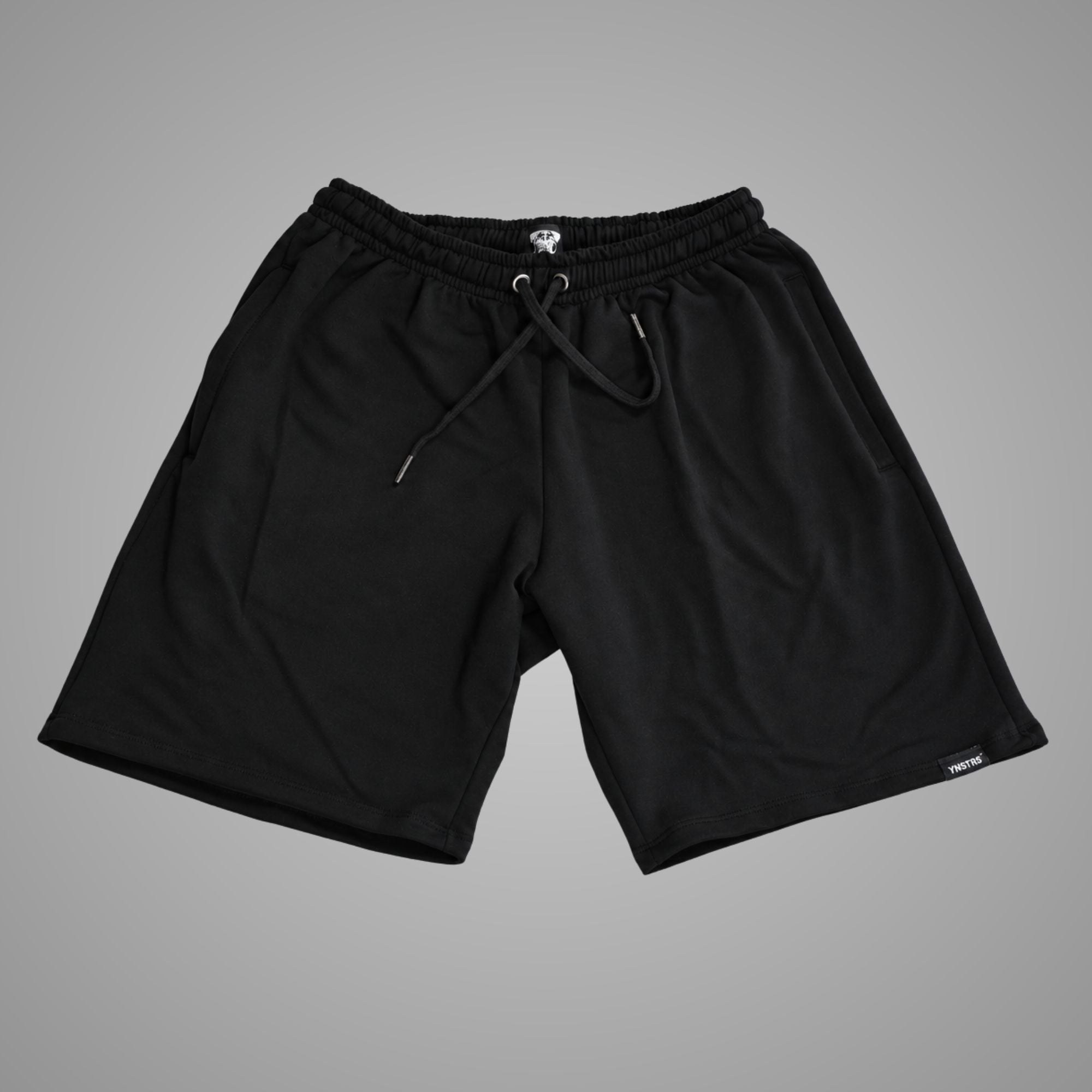 SHORT HOMBRE CASUAL DE ALGODÓN FRENCH TERRY CON CIERRE YONISTERS NEGRO - 6