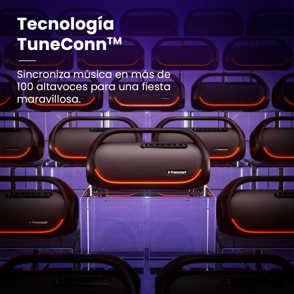 PARLANTE TRONSMART BANG BLUETOOTH 5.3 IPX6 60W SOUNDPULSE NEGRO - 4