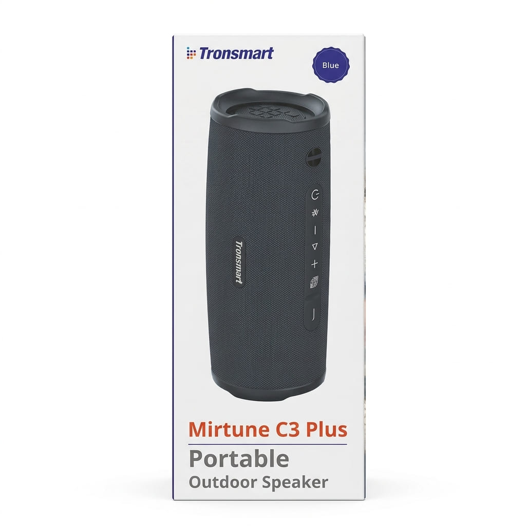 PARLANTE TRONSMART MIRTUNE C3 PLUS BLUETOOTH 5.3 IPX7 24 HORAS NEGRO - 5