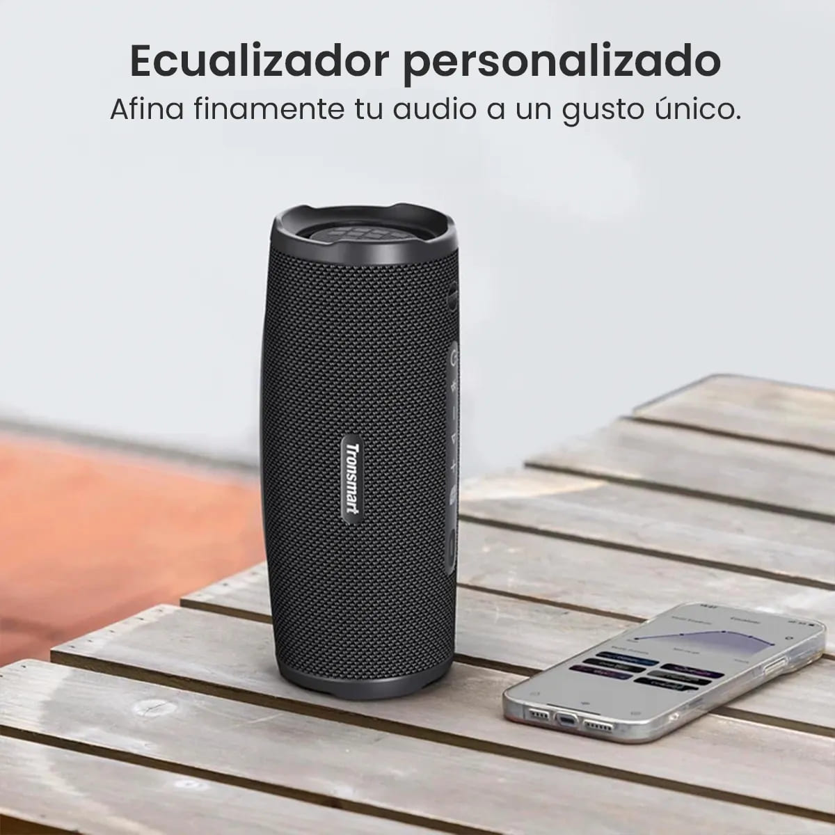 PARLANTE TRONSMART MIRTUNE C3 PLUS BLUETOOTH 5.3 IPX7 24 HORAS NEGRO - 6