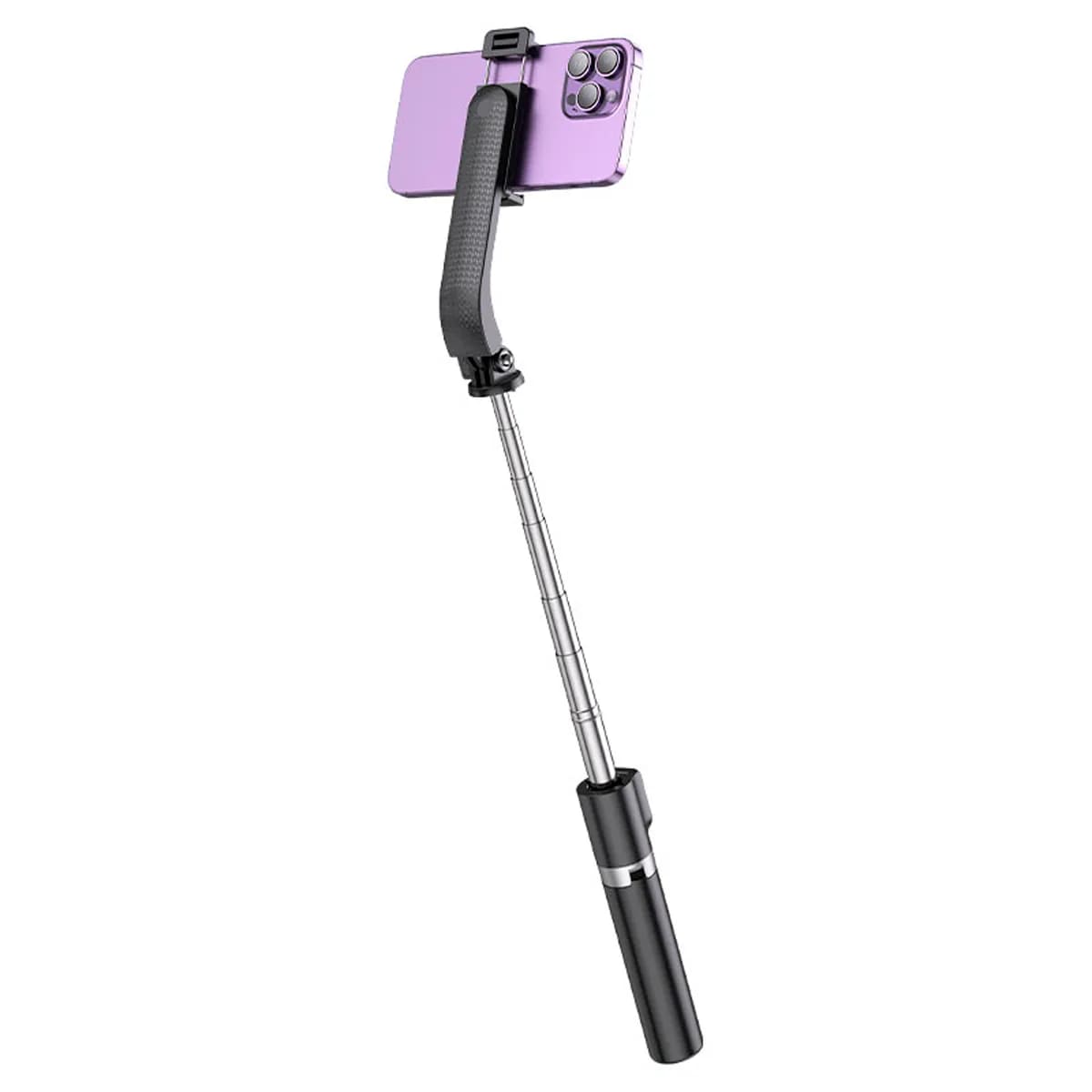 TRIPODE SELFIE STICK HOCO K20 PRIOR 98 CM CONTROL REMOTO NEGRO - 4