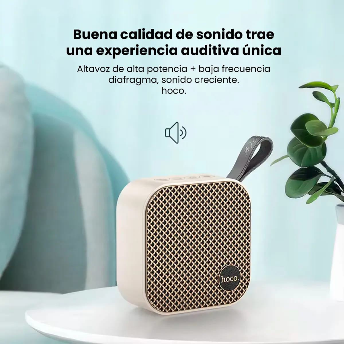 PARLANTE BLUETOOTH POCKET HOCO HC22 MINI SIZE NEGRO - 6