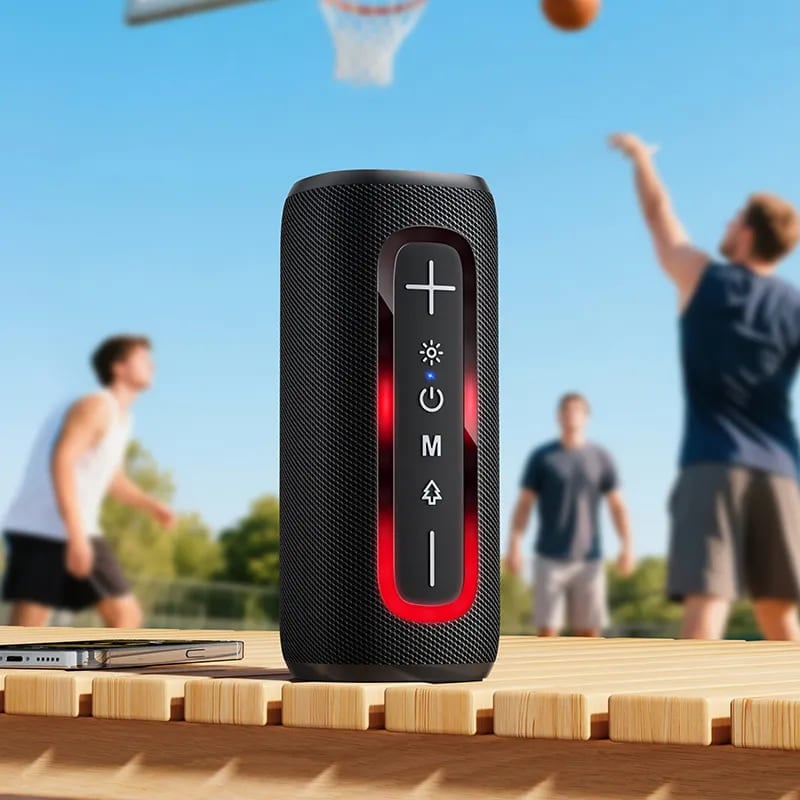 PARLANTE HOCO HC36 BLUETOOTH 5.4 FM TF TWS NEGRO - 4