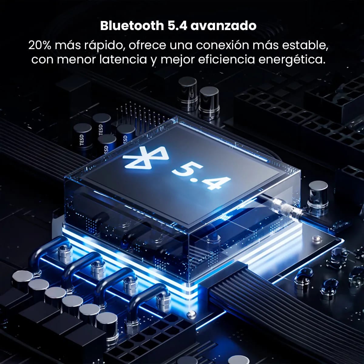 PARLANTE HOCO HC36 BLUETOOTH 5.4 FM TF TWS NEGRO - 5