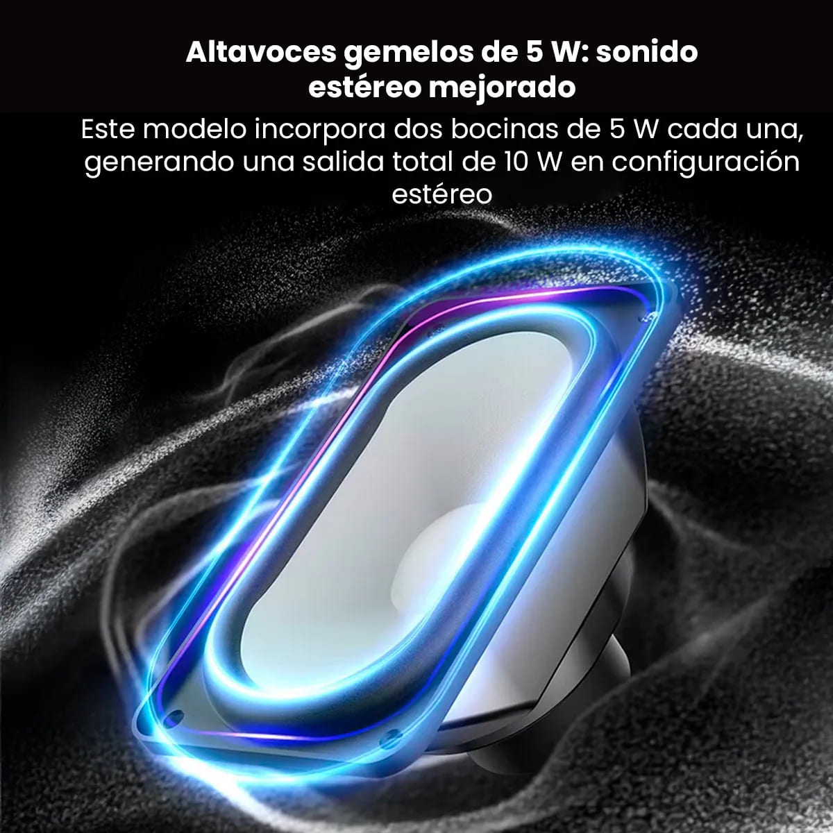 PARLANTE HOCO HC36 BLUETOOTH 5.4 FM TF TWS NEGRO - 7