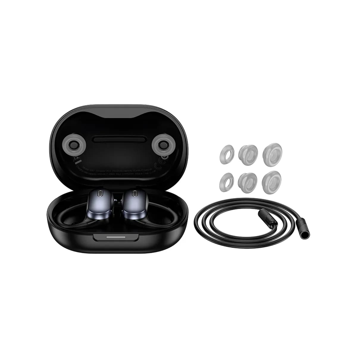 AUDIFONOS DEPORTIVOS HOCO EA7 OPEN EAR CLIP BLUETOOTH 5.3 NEGRO - 2