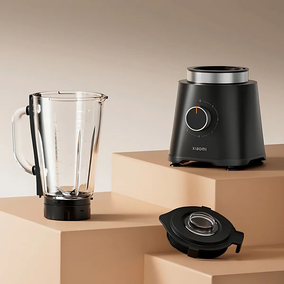 LICUADORA DE VIDRIO XIAOMI MLLJ001CM-1A 600W 1.75LTS NEGRO - 5