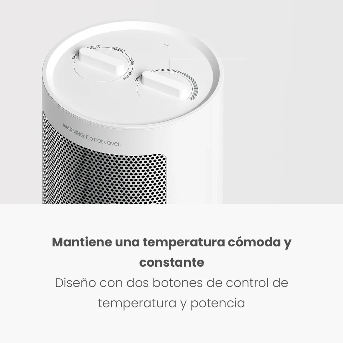TERMOVENTILADOR CALEFACTOR DE TORRE XIAOMI FAN HEATER 2000 W - 8
