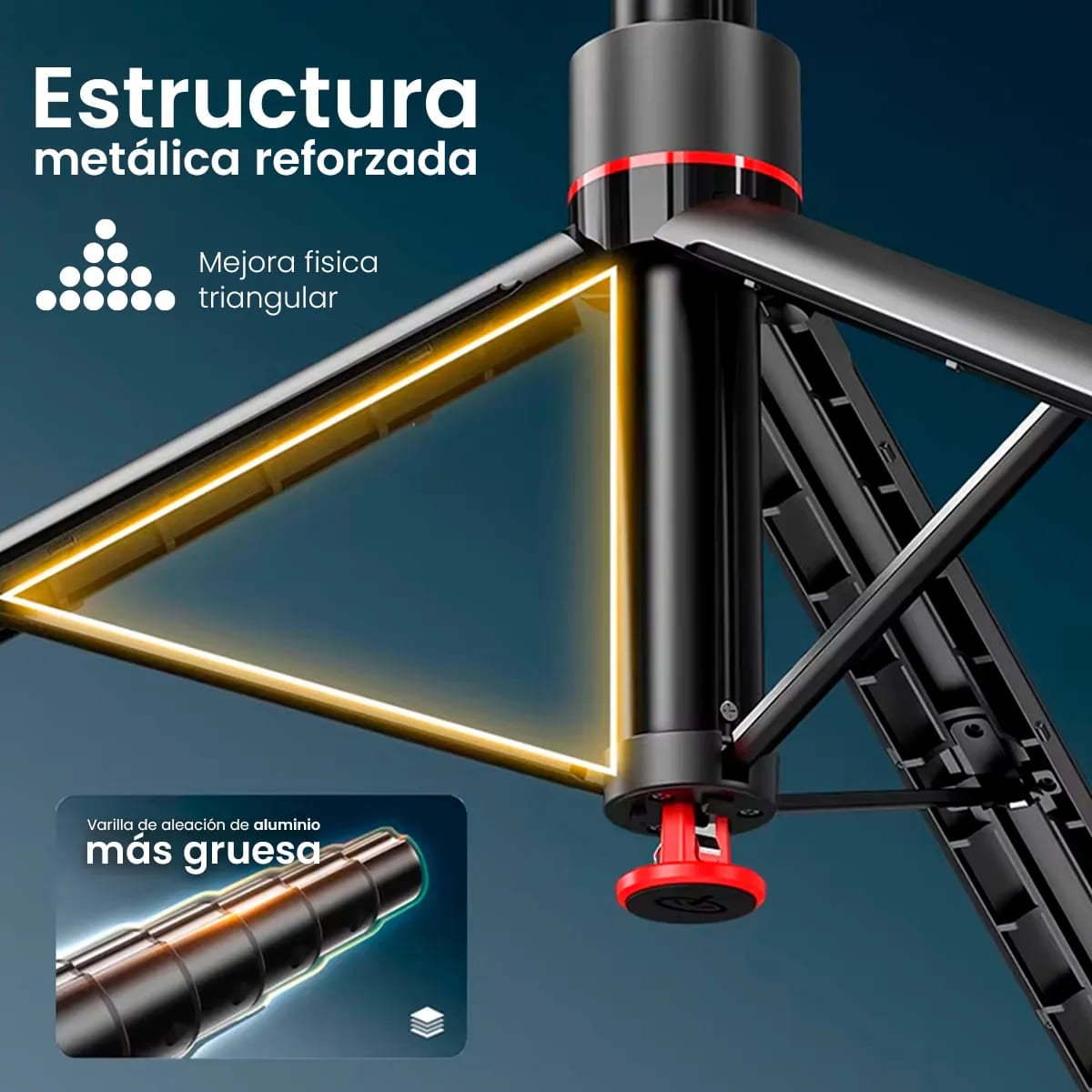 TRIPODE INTELIGENTE XO-SS28 PARA CELULAR 1.76CM CON SEGUIMIENTO FACIAL - 4
