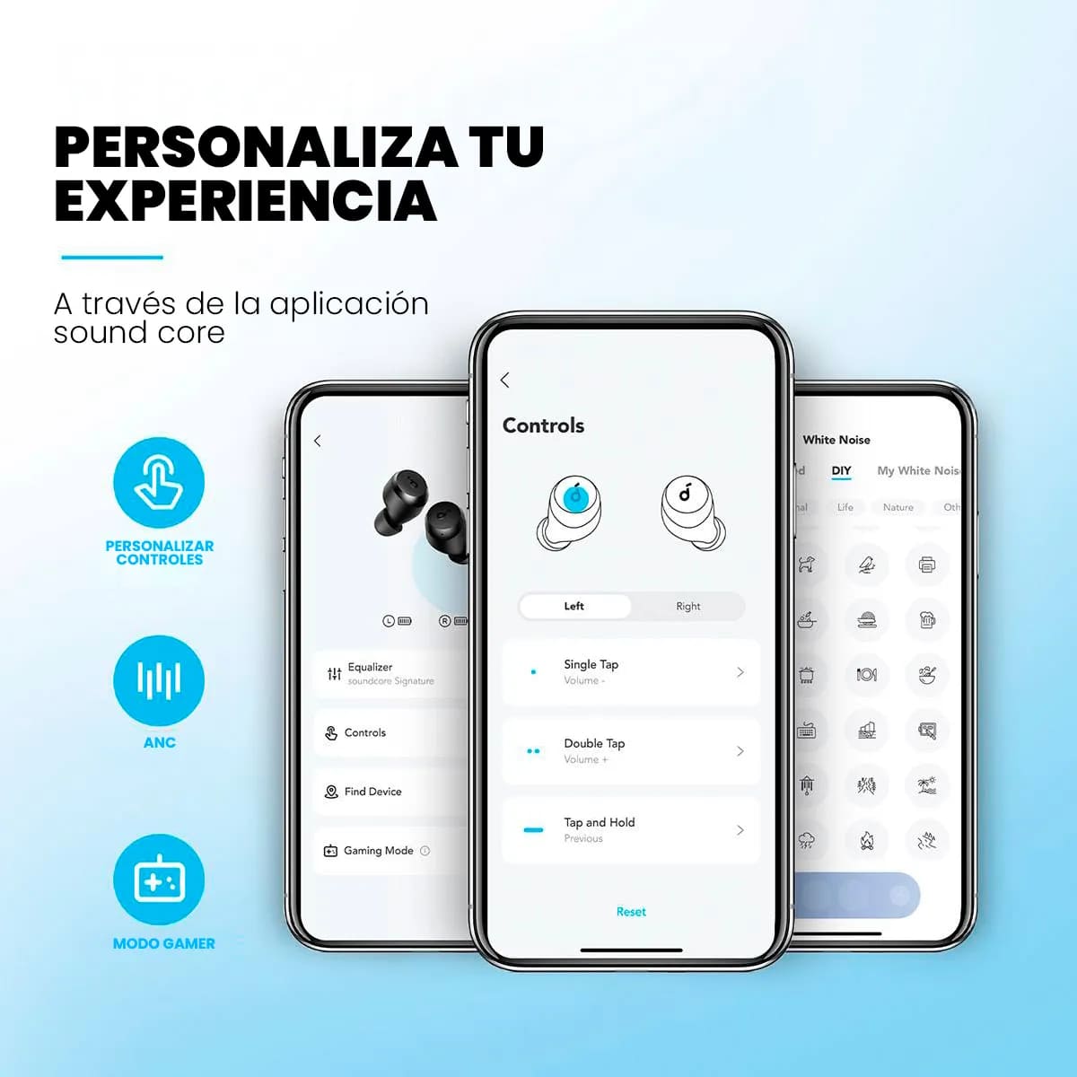 AUDÍFONOS SOUNDCORE A25I INALÁMBRICOS BLUETOOTH 5.3 IPX5 28H - 9