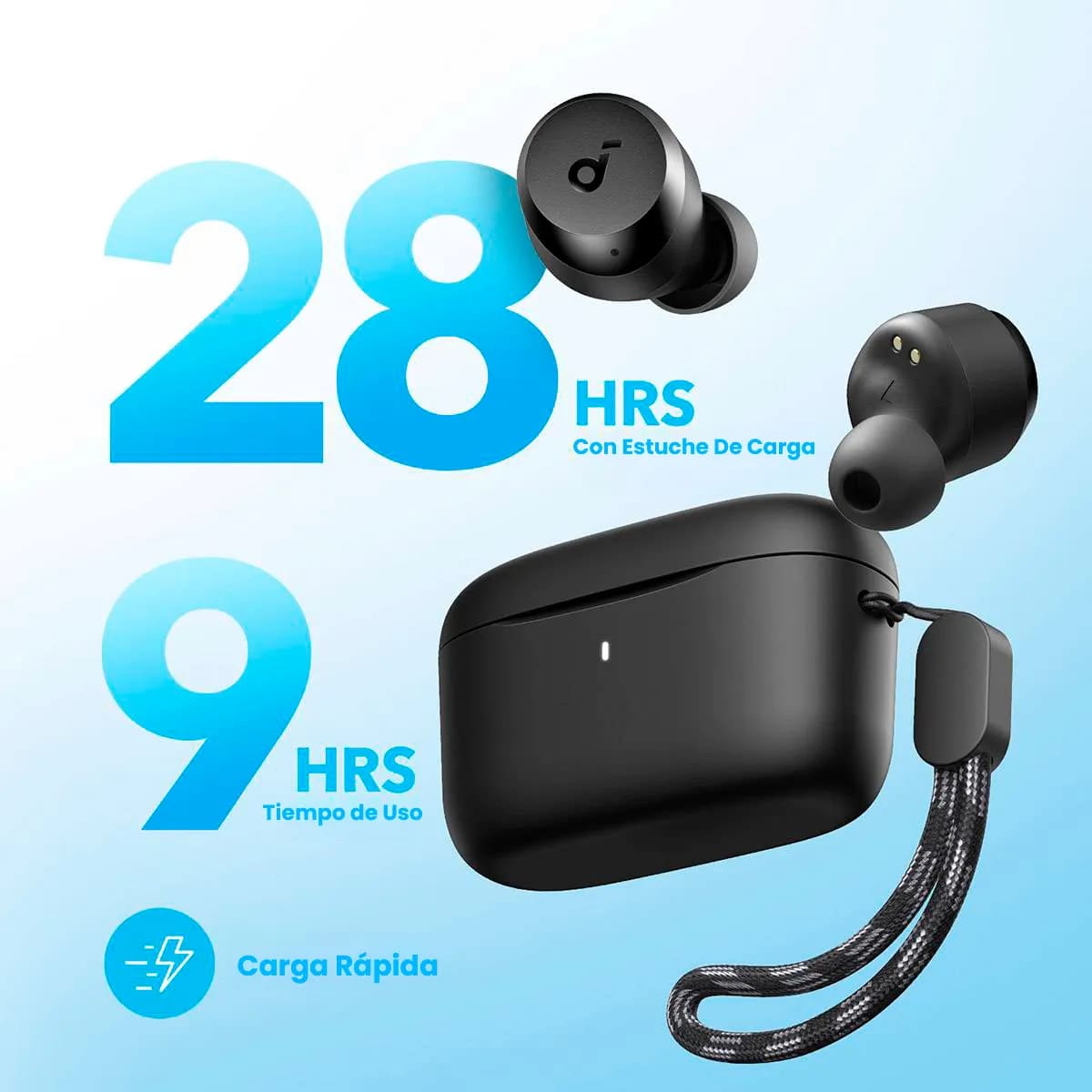 AUDÍFONOS SOUNDCORE A25I INALÁMBRICOS BLUETOOTH 5.3 IPX5 28H - 10