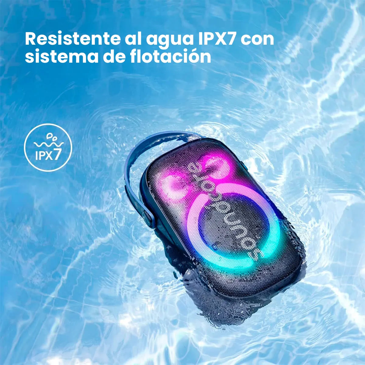 PARLANTE SOUNDCORE RAVE NEO 2 BLUETOOTH IPX7 80W PARTYCAST 2.0 - 8