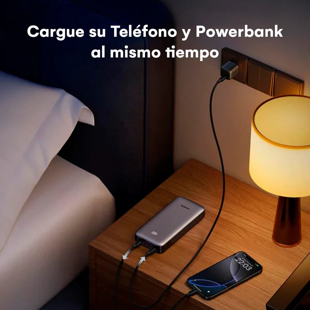 POWER BANK UGREEN PB532 20000 MAH 30W PD TIPO C PANTALLA LED - 4
