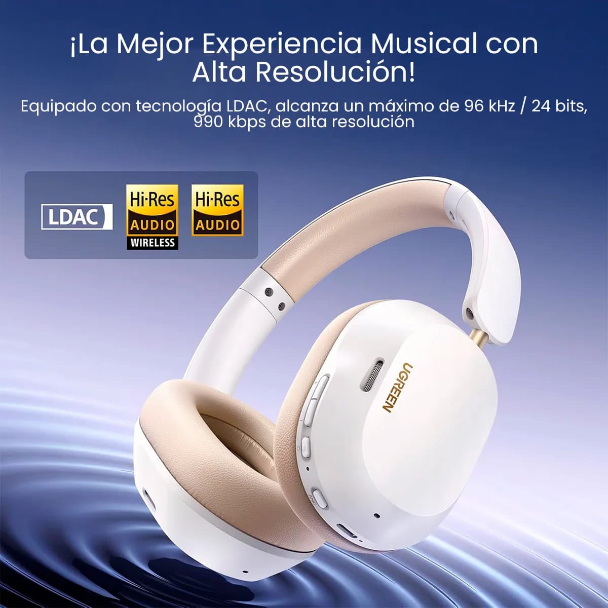 AUDÍFONOS UGREEN HITUNE MAX5C BLUETOOTH LDAC - 2